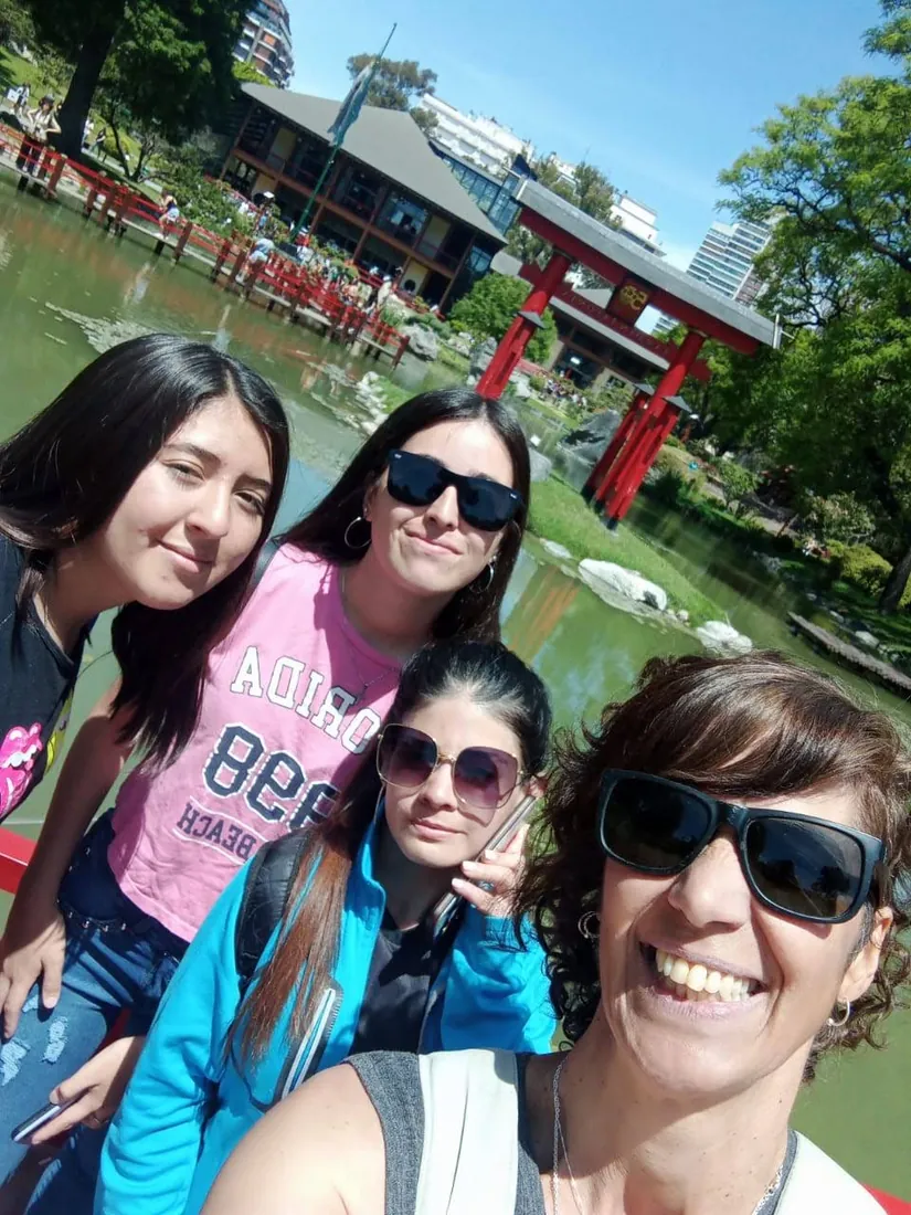 Selfie en el Jardín Japonés